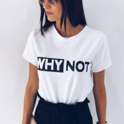 WHY NOT Cotton T-Shirt