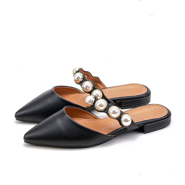 Retro-style Low heels Shoes