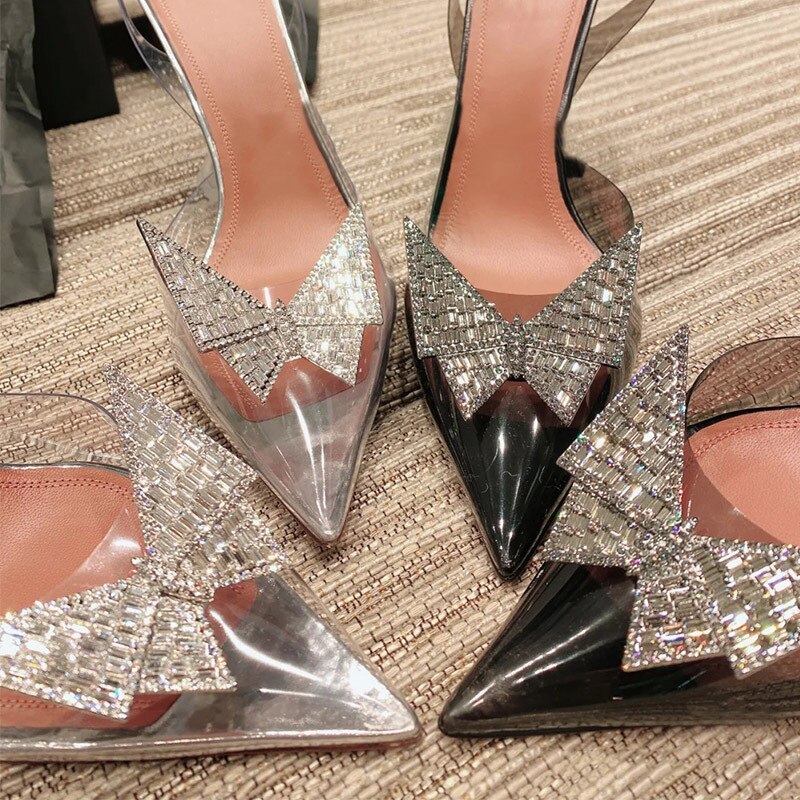 Pointed Transparent Shoes