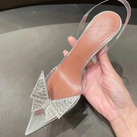 Pointed Transparent Shoes