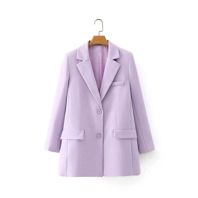 Elegant Lavender Blazer&Shorts Set