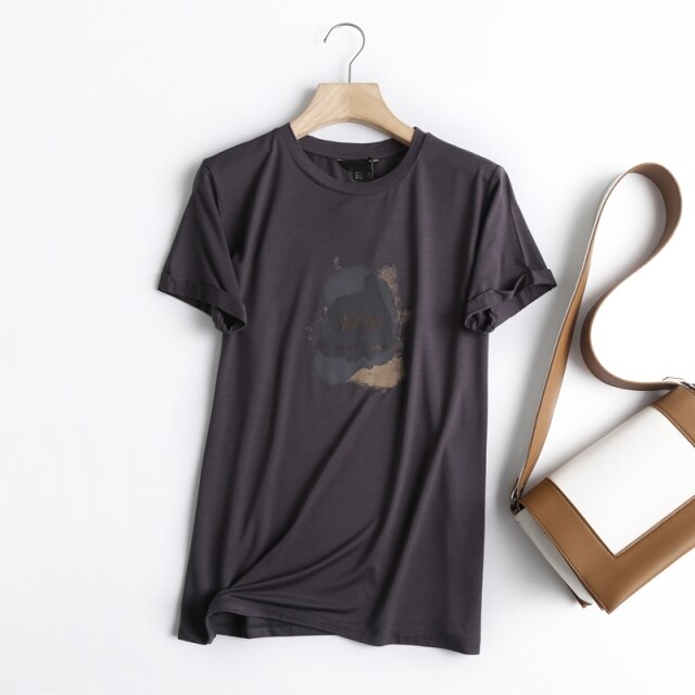 Summer Vintage Cotton T-Shirt