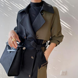 Two Colored Trench Coat